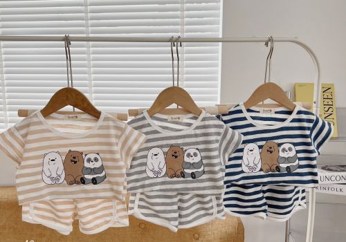 BỘ COTTON HOẠT HÌNH WE BARE BEARS