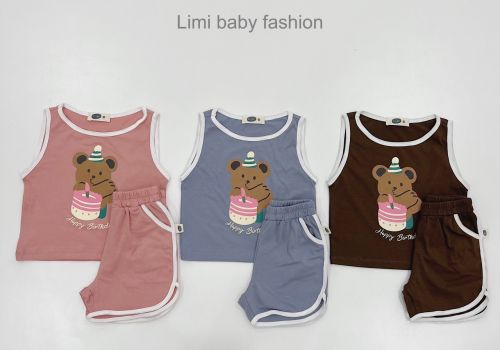 BỘ COTTON GẤU CON DỄ THƯƠNG